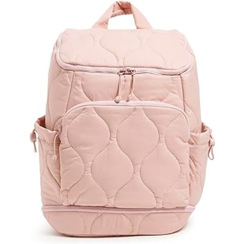 Vera Bradley Featherweight Backpack Travel Bag, Rose Quartz
