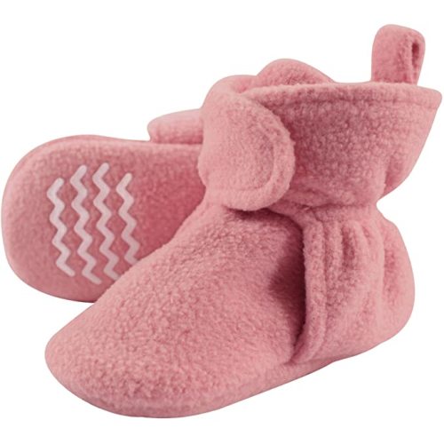 Hudson Baby Unisex-Baby Cozy Fleece Booties - 0-6 Months