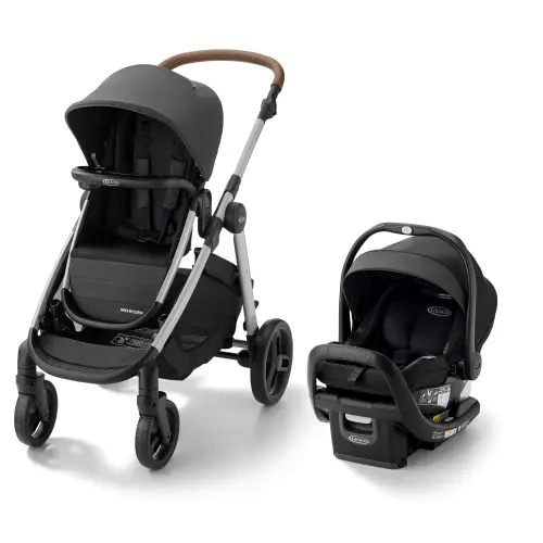 Graco Modes Nest2Grow DLX Travel System, Infant Toddler Stroller and Car Seat, Riordan, 1 Count