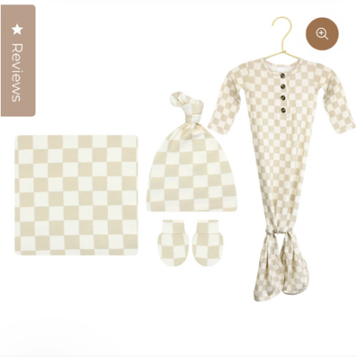 Austin Newborn Hat Bundle (Gown)