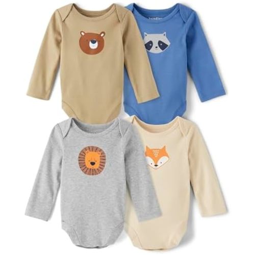The Children's Place Baby Short Sleeve 100% Cotton Bodysuits