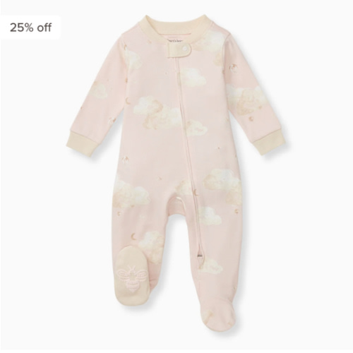 Good Night Sky Organic Cotton Sleep & Play - Ranunculus
