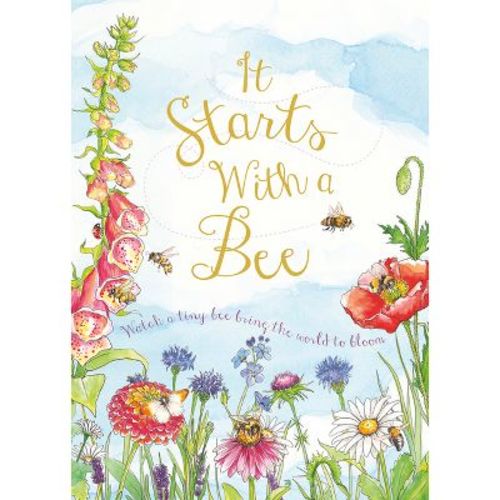 It Starts with a Bee - by Words & Pictures (Hardcover)