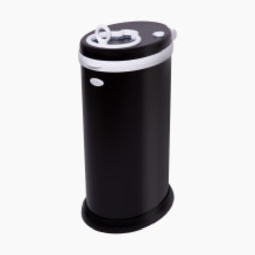 Ubbi Steel Diaper Pail, Odor Locking, No Special Bag Required, Award-Winning, Registry Must-Have, Matte Black