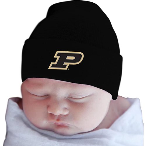 Purdue Two Feet Ahead Baby Hat Softly Knitted Infant Baby Beanie