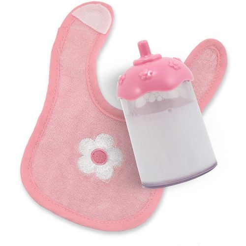 Melissa & Doug Mine to Love Disappearing Liquid Milk Bottle and Bib for Dolls