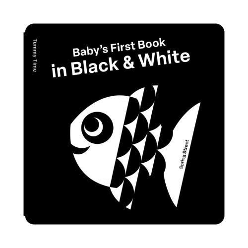 Spring Street Tummy Time: Baby's First Book in Black & White - (Board Book)