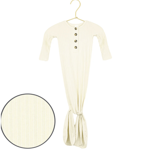 Quinn Ribbed Knotted Gown – Lou Lou & Company