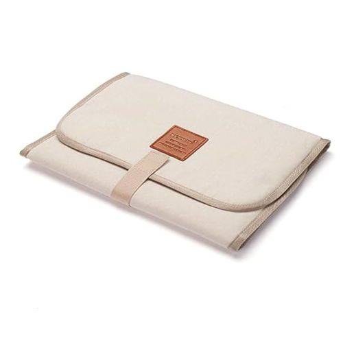 Full Body Portable Changing Pad,Baby Diaper Changing Mat Made Easy to Wipe Changing Pad for Travel or at Home Use, Lightweight and Foldable Mat That Perfectly Fits Into Any Diaper Bag (white)