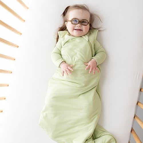 PISTACHIO Kyte Baby Sleep Bag Swaddle Wrap 1.0 TOG | SIZE MEDIUM: 6-18 MONTH