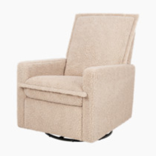 babyletto Cali Flange Recliner and Swivel Glider - Chai Shearling