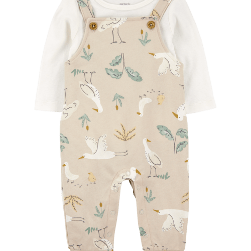 3M Multi Baby 2-Piece Bird Print Long-Sleeve Tee & Overall Set | Carter’s Oshkosh Canada