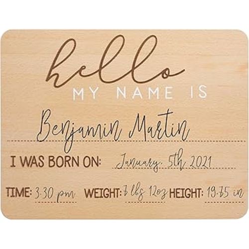 Hello World Baby Fill-In Sign