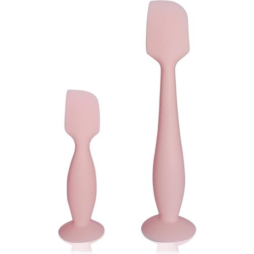 Baby Diaper Cream Spatula, 2 Pack Butt Spatula Baby, Silicone Diaper Cream Applicator, Full-Size and Mini Butt Paste Spatula for Babies, Newborn Baby Necessities (Pink)