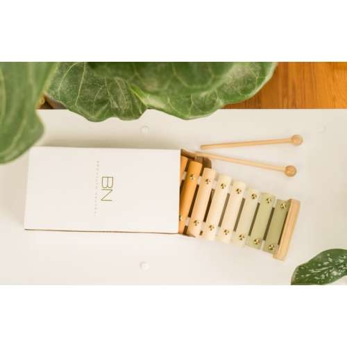 Xylophone - Montessori Toys Baby Gifts - Aesthetic & Functional Kids Musical Instrument – Modern Boho Xylophone for Kids - Wooden Xylophone