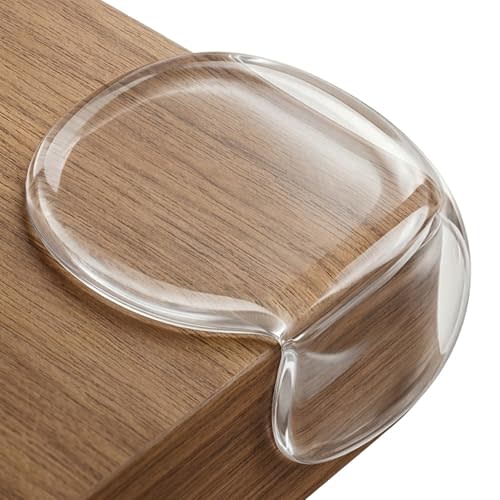 Extra Large & Ultra-Safe Baby Corner Protector Guards - 16-Piece Transparent Table Corner Protectors for Furniture, Super Strong Adhesive, Easy to Install Child Safety Set(Transparent Round)