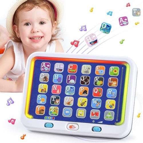 PLAY Spanish & English Learning Tablet, Bilingual Interactive Educational Toy