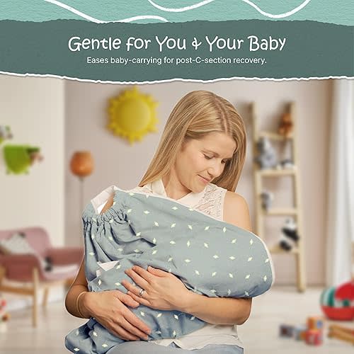 – Move Without Waking | Organic Cotton | Best Baby Travel System | Elective C-Section (Baby Bumble, Lightweight, Baby Haze)
