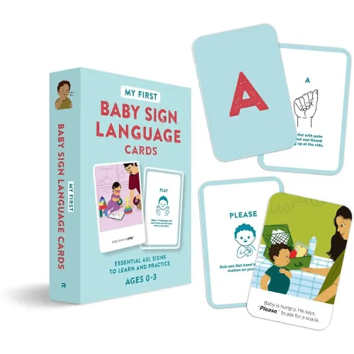 My First Baby Sign Language Flash Cards: Essential ASL Signs to Learn and Practice