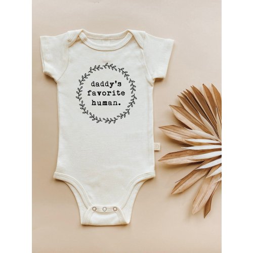 Daddy's Favorite Human Onesie®, Baby, Girl, Boy, Infant, Toddler, Newb – Tenth & Pine