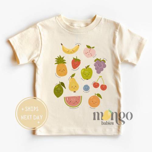 The Fruit of the Spirit Cute Kids Tshirt Cute Fruit Newborn Fruits of the Spirit Shirt Christian Aesthetic Shirt Fruit Baby Outfit 2097