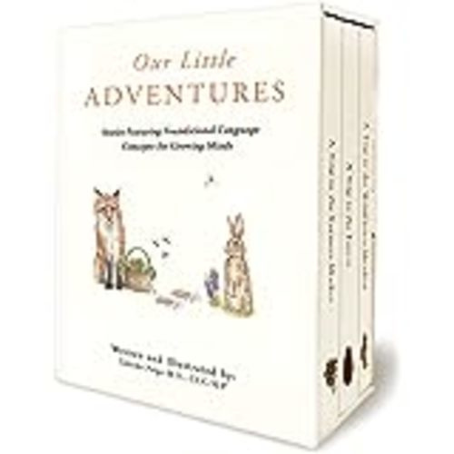 Our Little Library: A Foundational Language Vocabulary Board Book Set for Babies