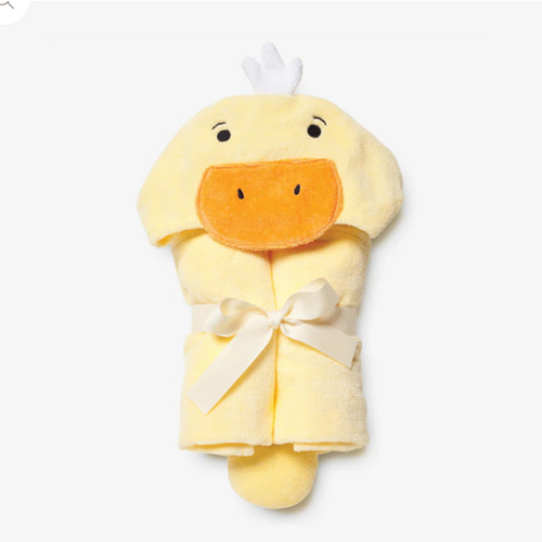 Yellow Duckie Hooded Baby Bath Wrap – Elegant Baby