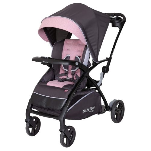 Baby Trend Sit N' Stand 5-in-1 Shopper Stroller, Cassis Sit N' Stand Shopper Pink