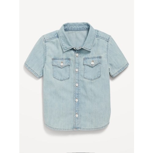 Short-Sleeve Pocket Shirt for Toddler Boys