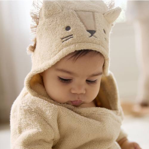 Super Soft Critter Baby Robe | Lion