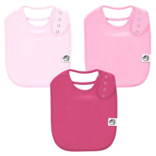 Premium Organic Cotton Baby Bibs – 3 Pack Beige Drool Bibs for Newborns, Infants & Toddlers – Soft, Absorbent Teething & Dribble Bib Set for Boys & Girls