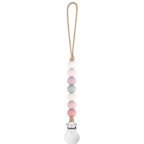Ryan & Rose Pacifier Clip Georgia - Silicone Pacifier Clip Baby boy Baby Girl Binky paci Clip Baby Pacifier Holder binkie Clip Binky Clips Newborn Baby Care Baby Pacifier Clip (Blossom)