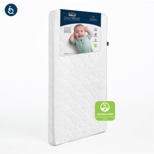 HALO DreamWeave Breathable Crib Mattress
