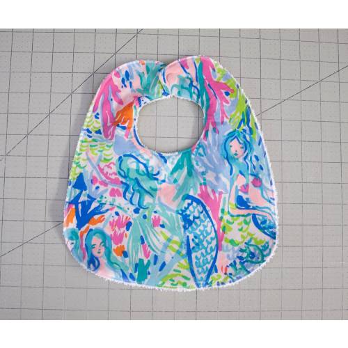 Quality Baby Bib - Mermaid Elephants Pineapples Pink Orchids Pink Flamingoes Floral - Baby Shower Gift