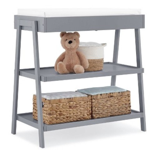 Delta Children Scout Changing Table - Greenguard Gold Certified, Color: Gray