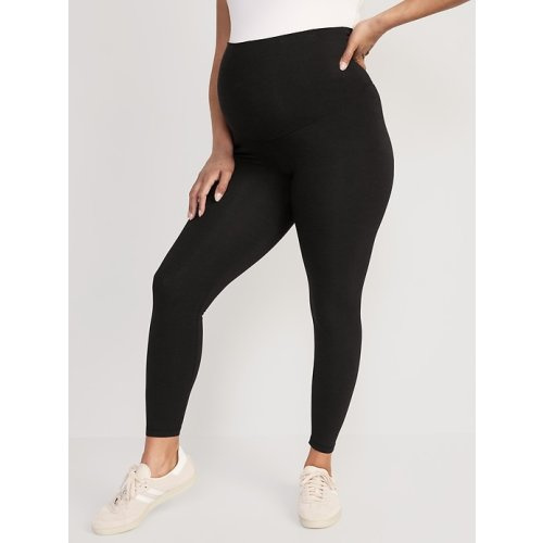 Maternity Rollover-Waist PowerChill 7/8-Length Leggings