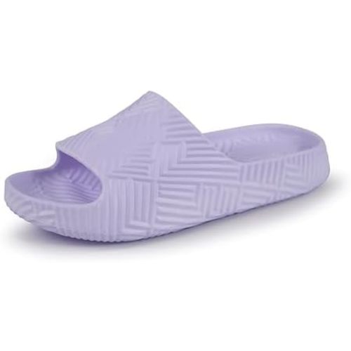 Weweya Shower Shoes for Women and Men - Bathroom Slippers - Non Slip House Slides - Lightweight Beach Sandals