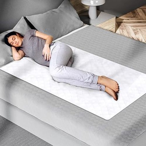 Epica Bed Pads Washable Waterproof - 34"x52" Incontinence Bed Pads for Adults, Waterproof matterss pad to Protect Bed from Stains, Large Bed wetting Pads for Home and Hospital Use (500 Washes)