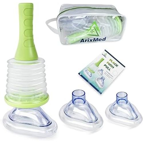 Choking Rescue Device, Portable Airway Suction Device for Children and Adults, First Aid Kit for Kids and Adults - Travel Kit