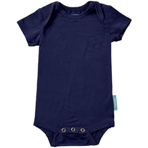 Supersoft Short Sleeve Baby Bodysuits, Premium Bamboo Rayon Bodysuit Unisex Boy Girl