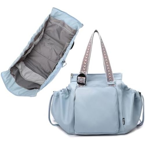 Everyday Bag Tote for Women, Spacious Diaper Bag with 16 Pockets, Durable Travel Bag, Sleek Work Shoulder Bag