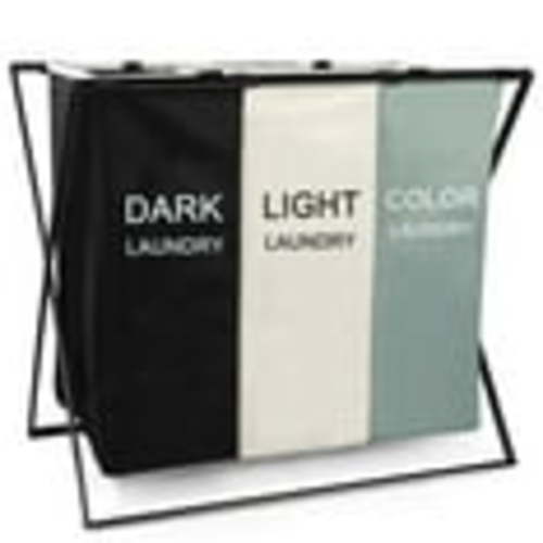 Clothes Laundry Hamper, Large Capacity Laundry Sorter with 3 Section Laundry Bag Organizer for Dirty Clothes, Essential for Towel Organization & Toys Storage
