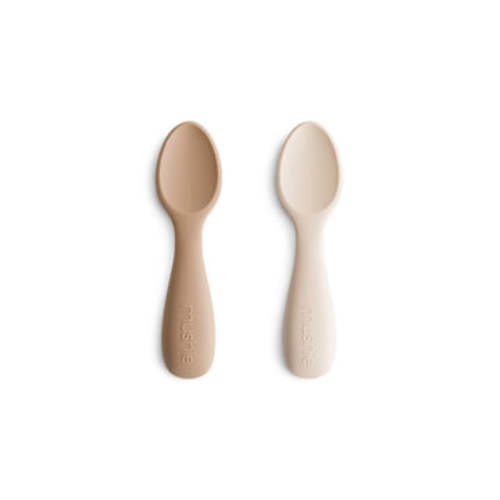 Silicone Toddler Starter Spoons 2-Pack – Mushie