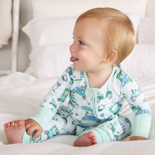 Birdie Babes Convertible Zip Romper | Green