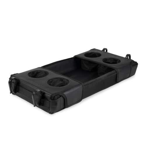WONDERFOLD Flex Snack Tray for W4 Stroller Wagon with Convertible Cup Holders & Adjustable Sidewalls to Maximize Space, Easy to Install, Easy to Clean