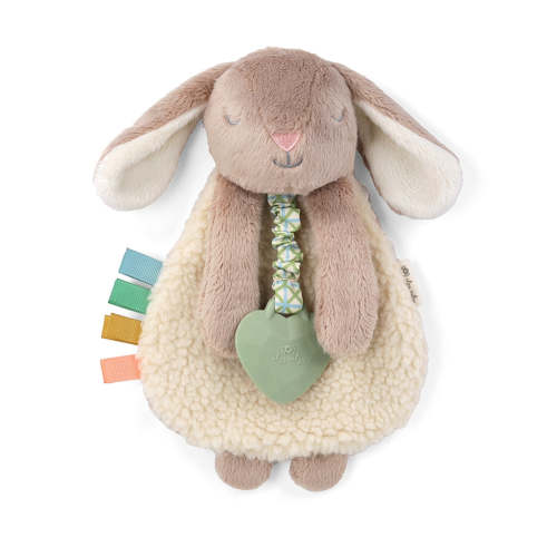 CRINKLE LOVEY - sherpa taupe bunny