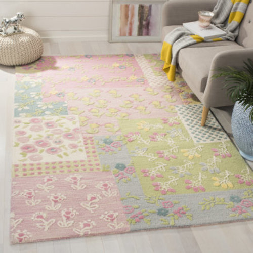 Harriet Bee Gosselin Hand Tufted 80% Wool And 20% Cotton Rug & Reviews | Wayfair