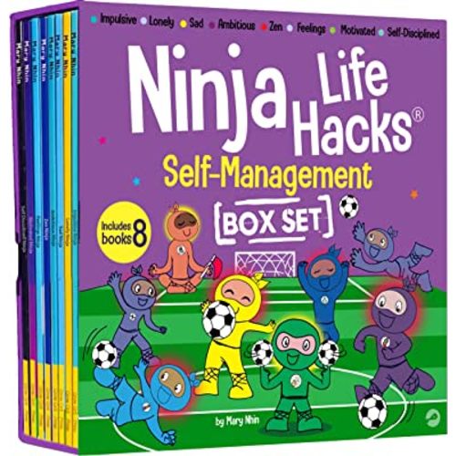 Ninja Life Hacks Self Management 8 Book Box Set (Books 33-40: Impulsive, Lonely, Sad, Ambitious, Zen, Feelings, Motivated, Self Disciplined)