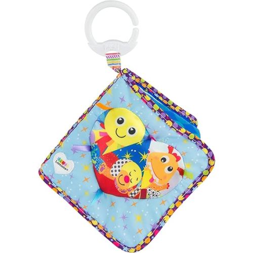 Lamaze Fun with Feelings Soft Baby Book - High Contrast Baby Book with Crinkly Cloth Pages - Sensory Books for Babies Ages 9 Months and Up