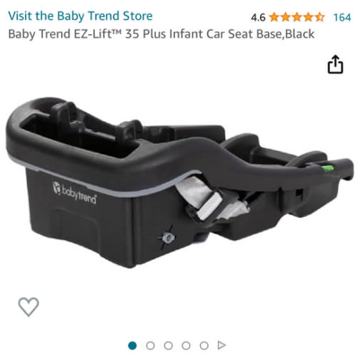 Amazon.com : Baby Trend EZ-Lift™ 35 Plus Infant Car Seat Base,Black : Baby